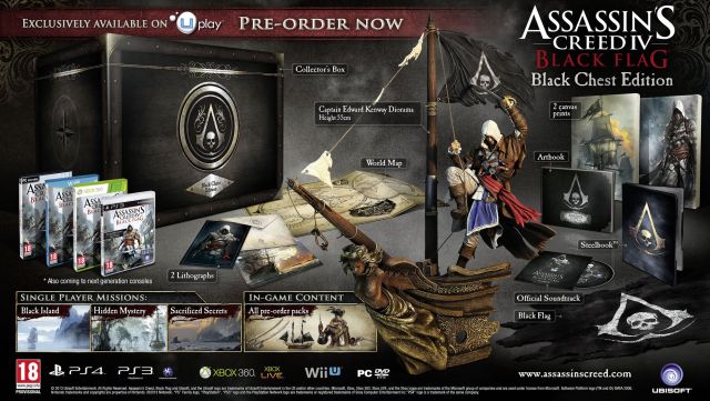 содержимое предзаказа Assassin's Creed IV
