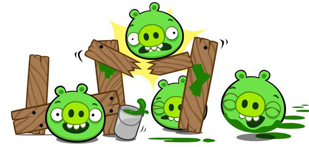 Кадры из трейлера Bad Piggies