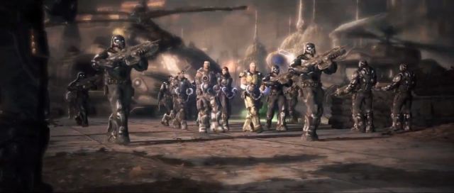 кадр из трейлера Gears of War: Judgment