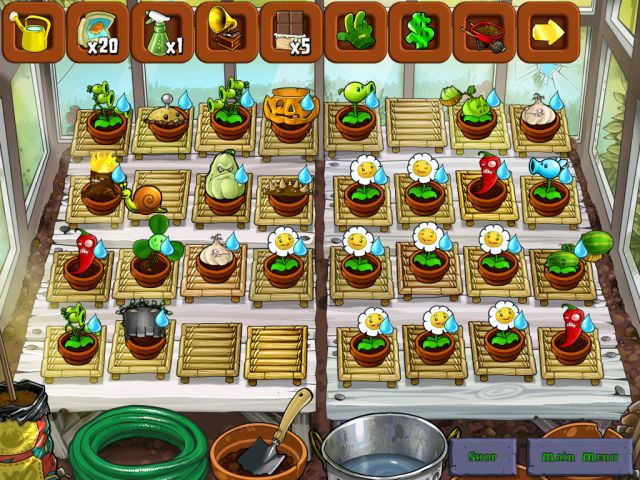 скриншот игры Plants vs. Zombies