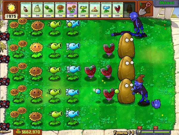 Кадры из Plants vs Zombies Кадры из Plants vs Zombies