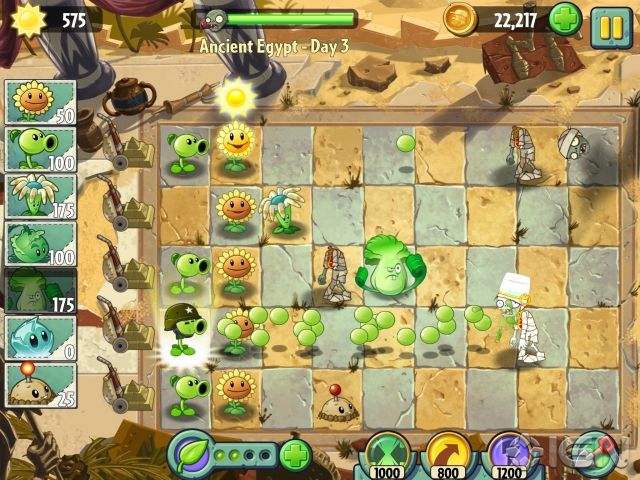 Скриншот из игры Plants vs Zombies 2: It's About Time Скриншот из игры Plants vs Zombies 2: It's About Time