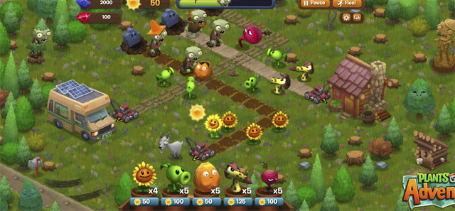 Кадры из Plants vs. Zombies Adventures