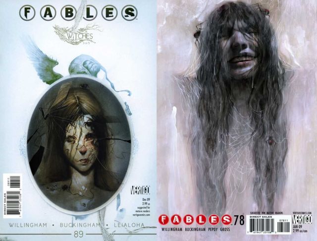 обложки двух выпусков комикса Fables