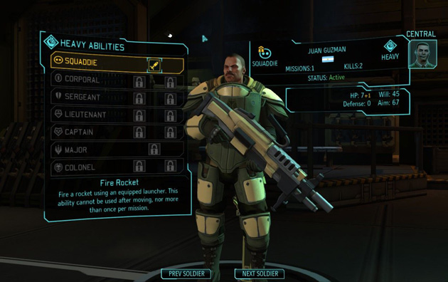 Основы классовой системы в XCOM: Enemy Unknown